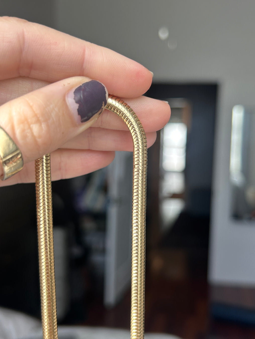 Solid Vintage Snake Chain