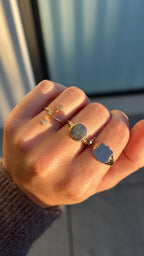 Diamond Heart Arrow Ring