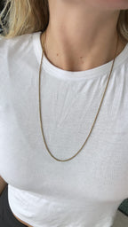 Long Solid Box Chain