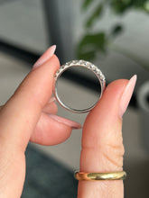 Load image into Gallery viewer, White Gold Half Eternity Diamond Band
