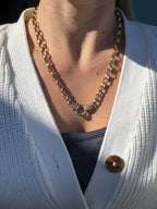 Chunky Diamond Bolt Rolo