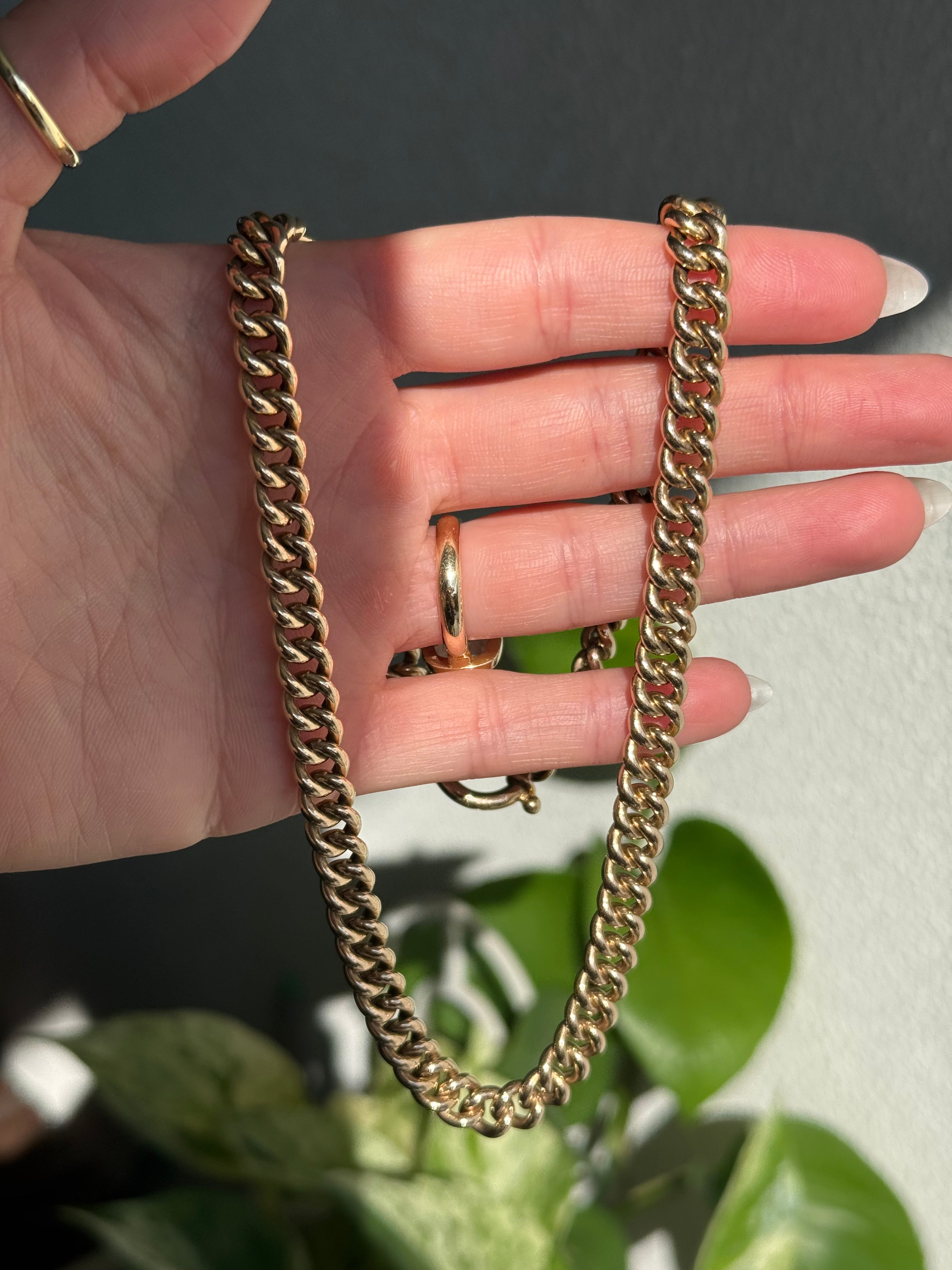 Chunky Rounded Curb Chain