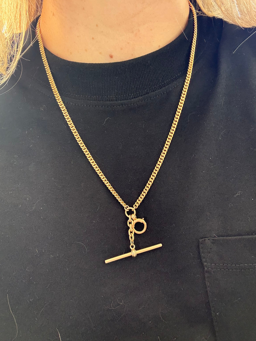 14k Antique Watch Chain