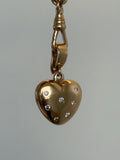 Diamond Heart Lucky Charm