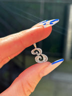 Diamond E Charm