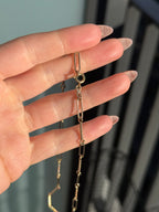 Fancy Twisted Trombone T Bar Chain