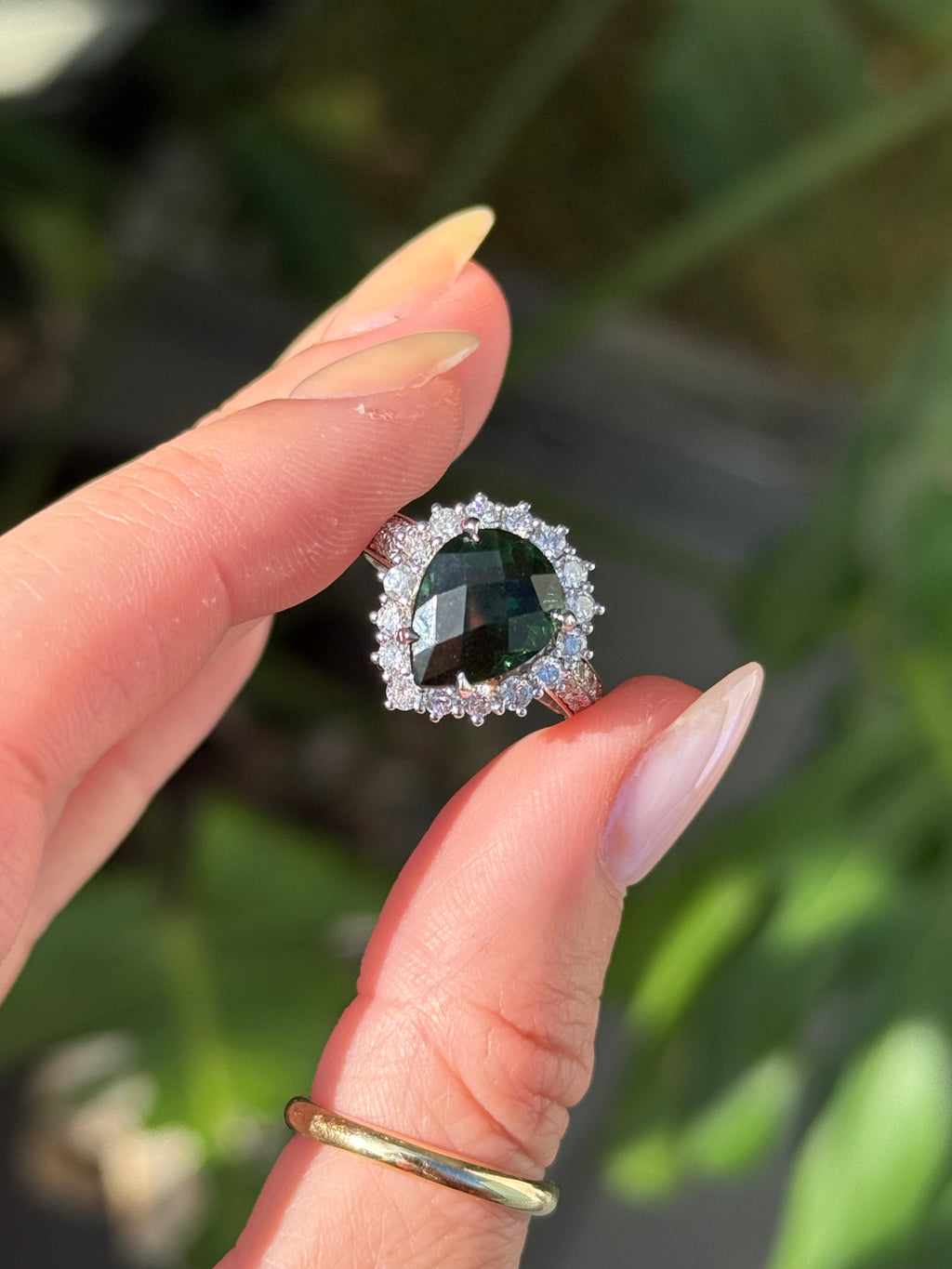 Teardrop Diamond Cocktail Ring