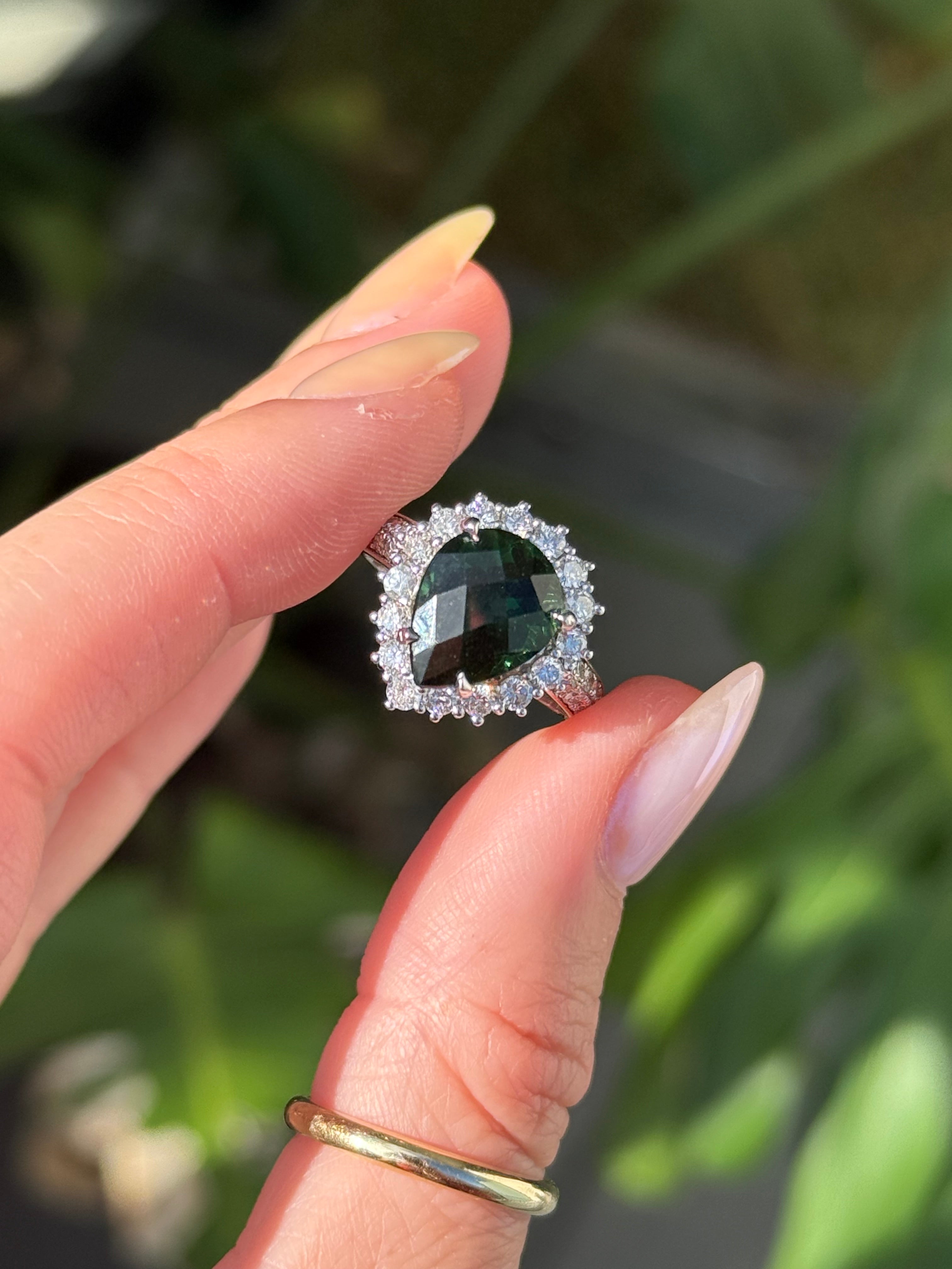 Teardrop Diamond Cocktail Ring