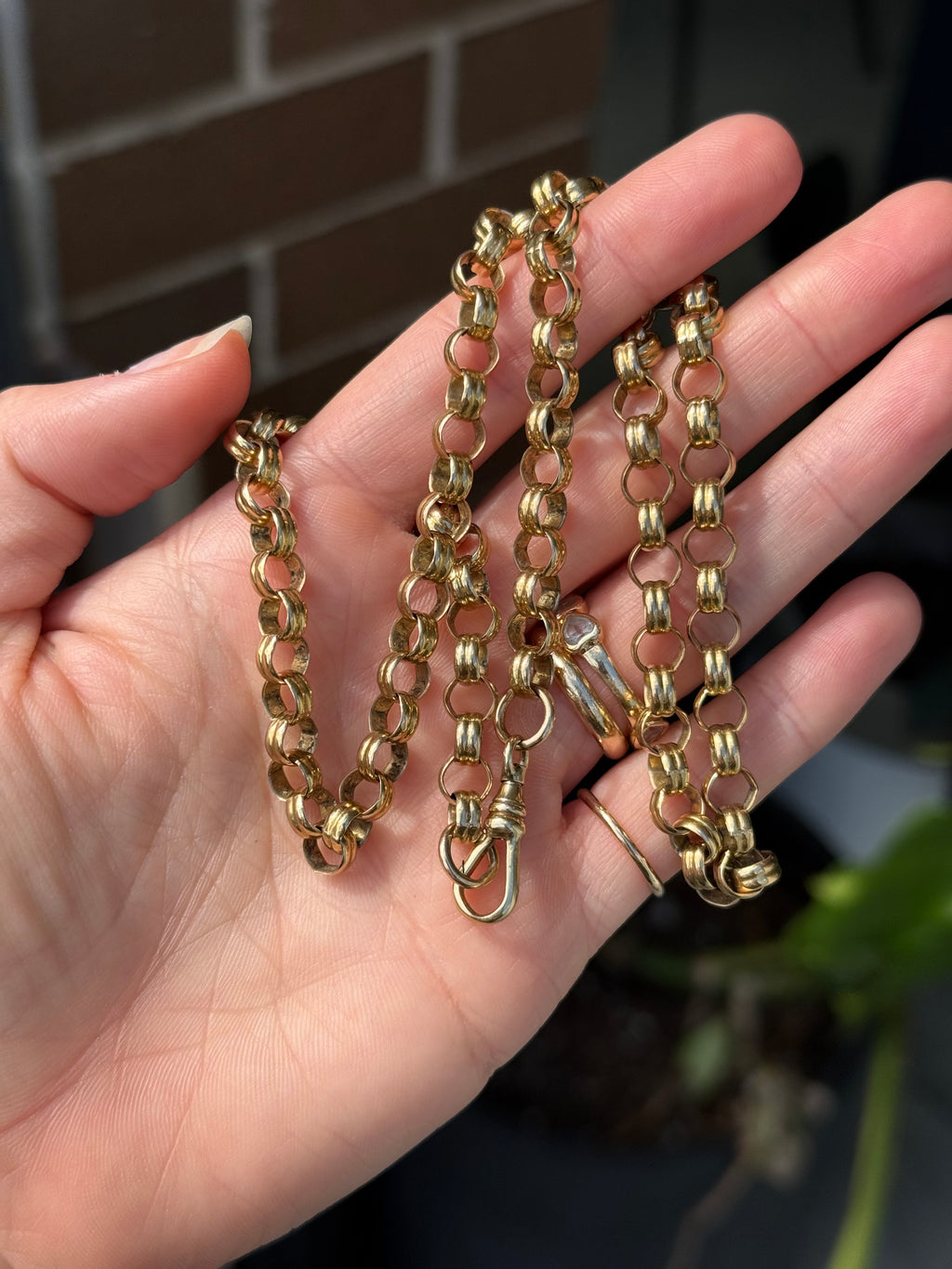 Fancy Rolo Watch Chain