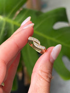 Diamond Striker Square Ring