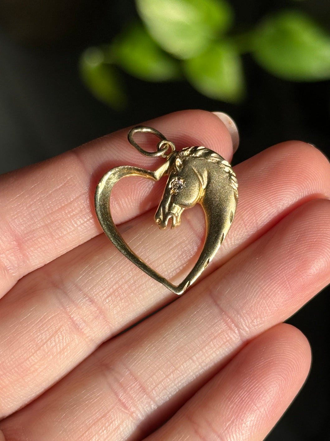 Horse Diamond Heart