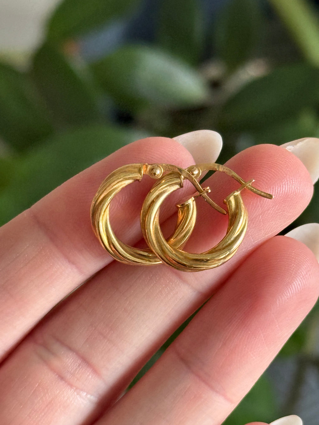 Twisted Mini Hoops