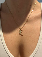 Diamond E Charm