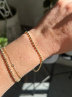 Diamond Cut Solid Ball Bracelet