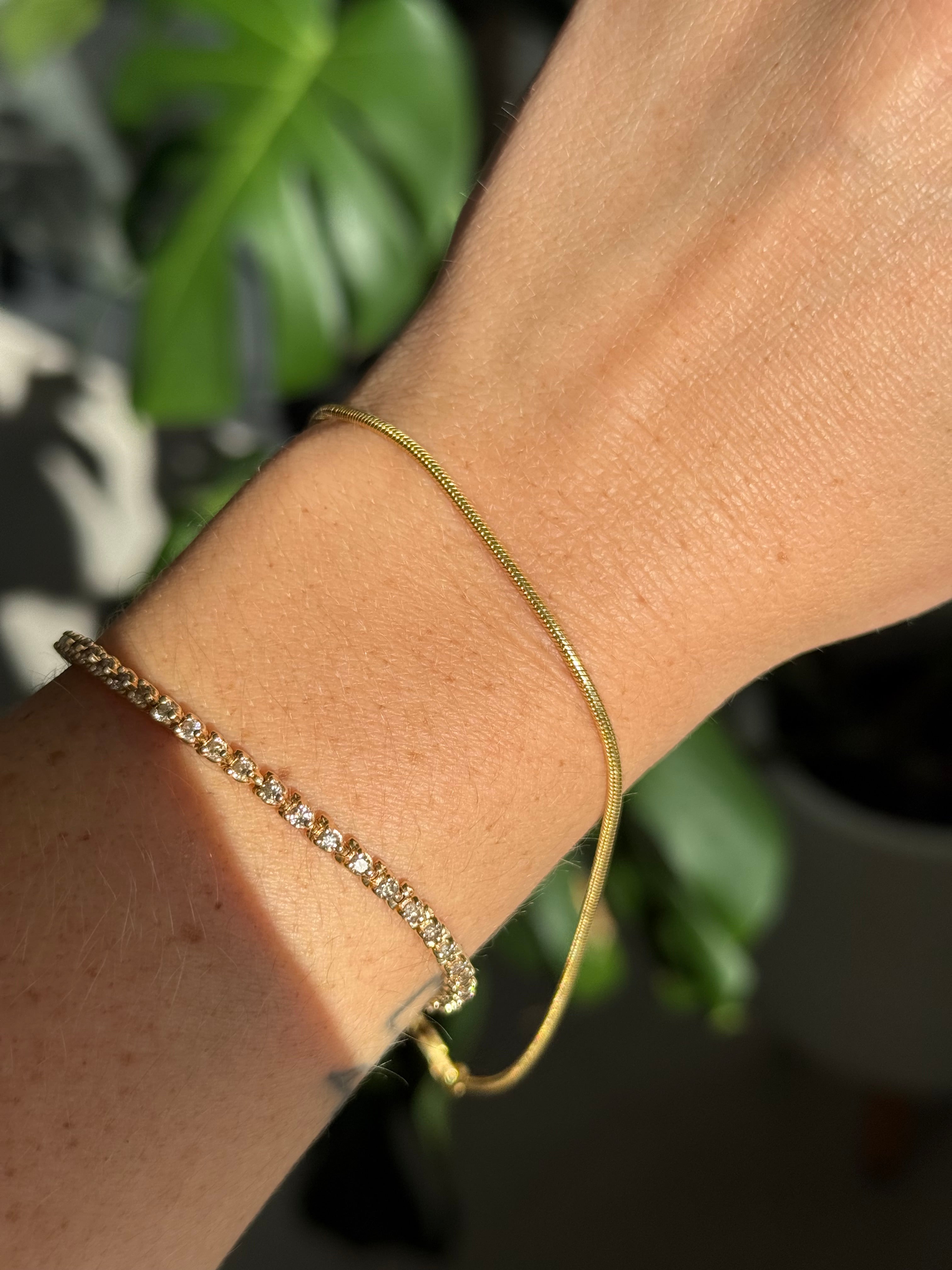 Snake Bracelet or Anklet