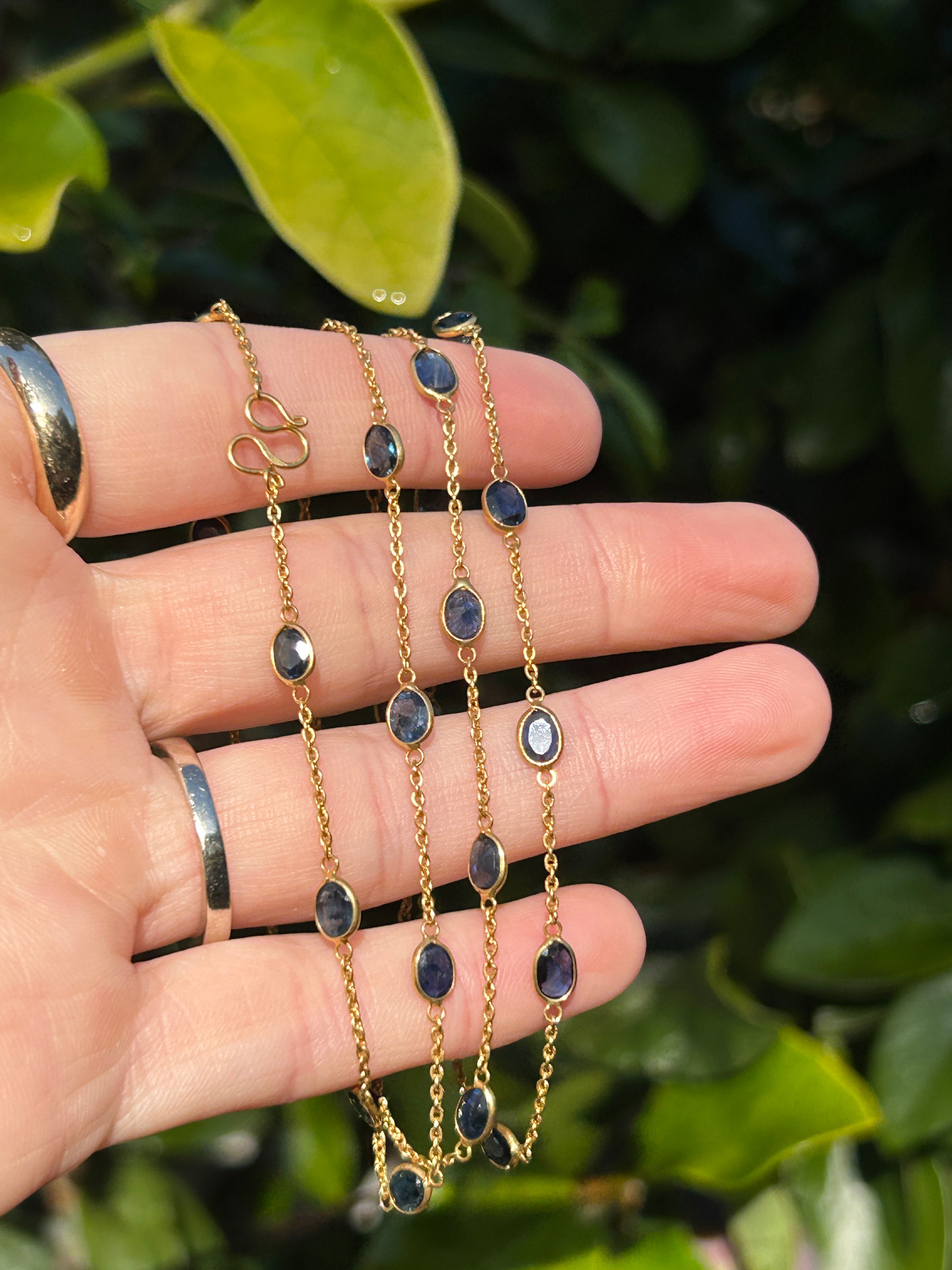 Sapphire Gemstone Strand