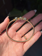 Opal Diamond Bangle