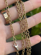 Solid Rope Textured Cable Chain