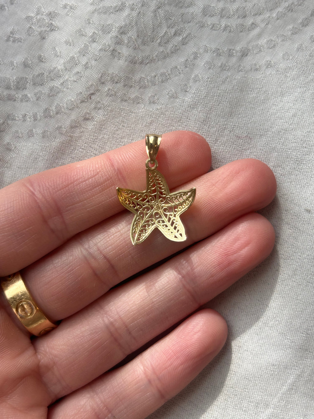 Ornate Starfish Charm