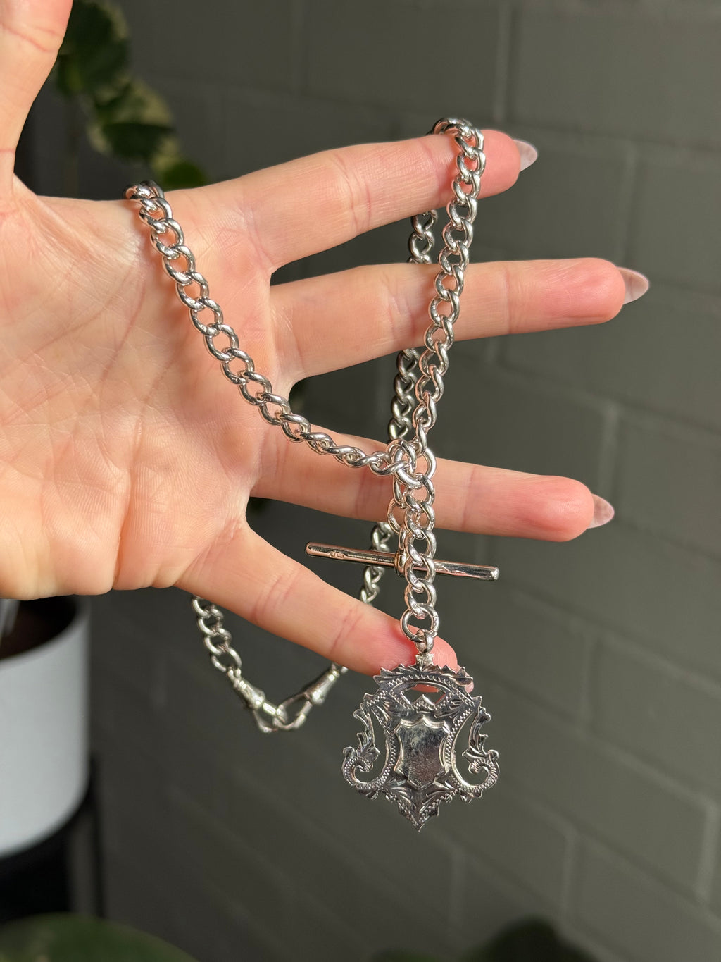 Solid Antique Albert Watch Chain