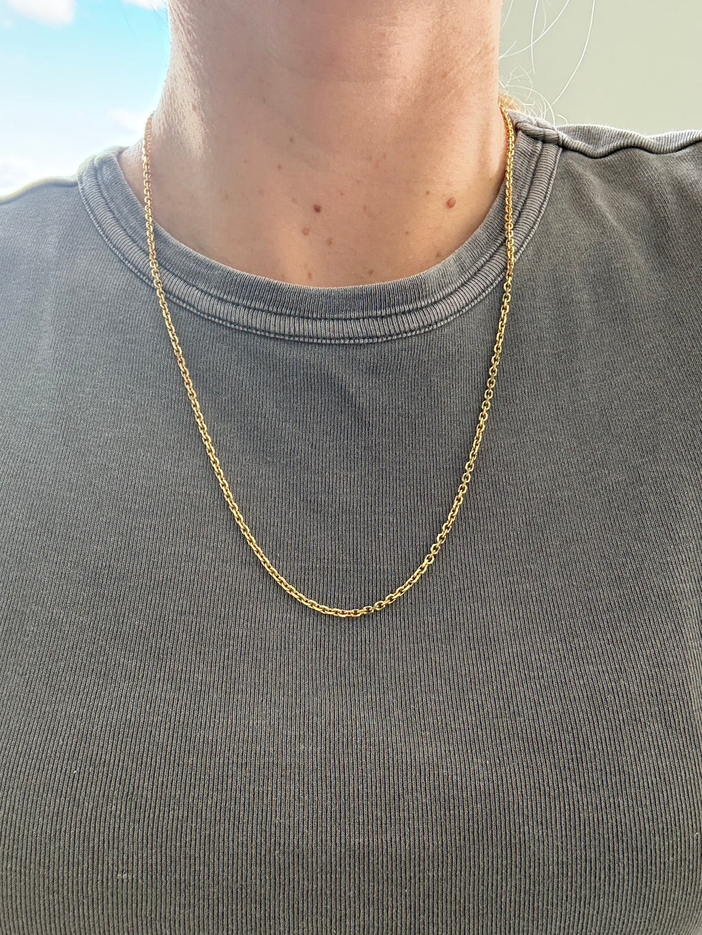 Solid Long Biker Chain