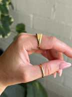 Diamond M ring