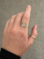 Diamond A Heart Ring