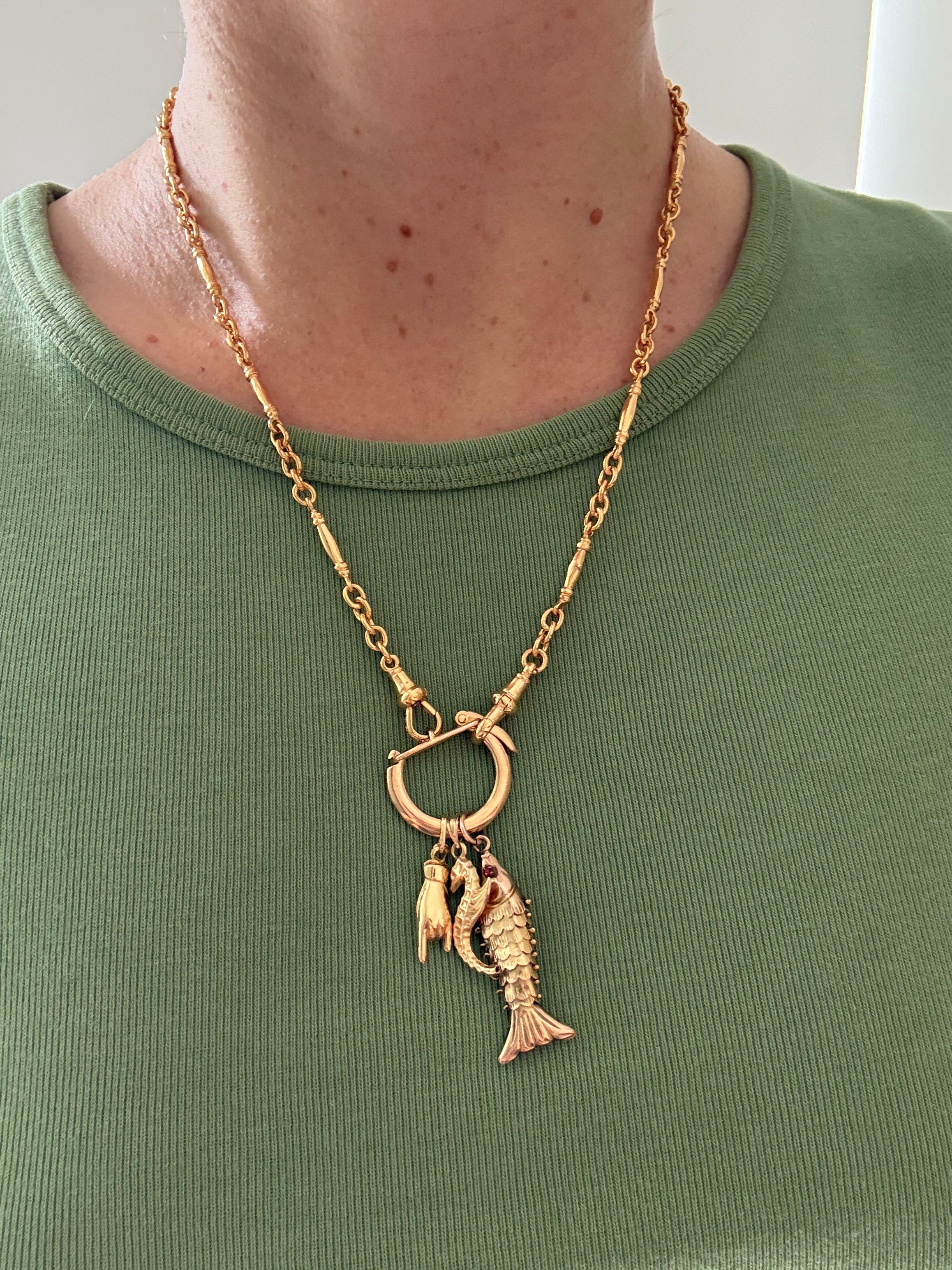 Articulated Fish Charm