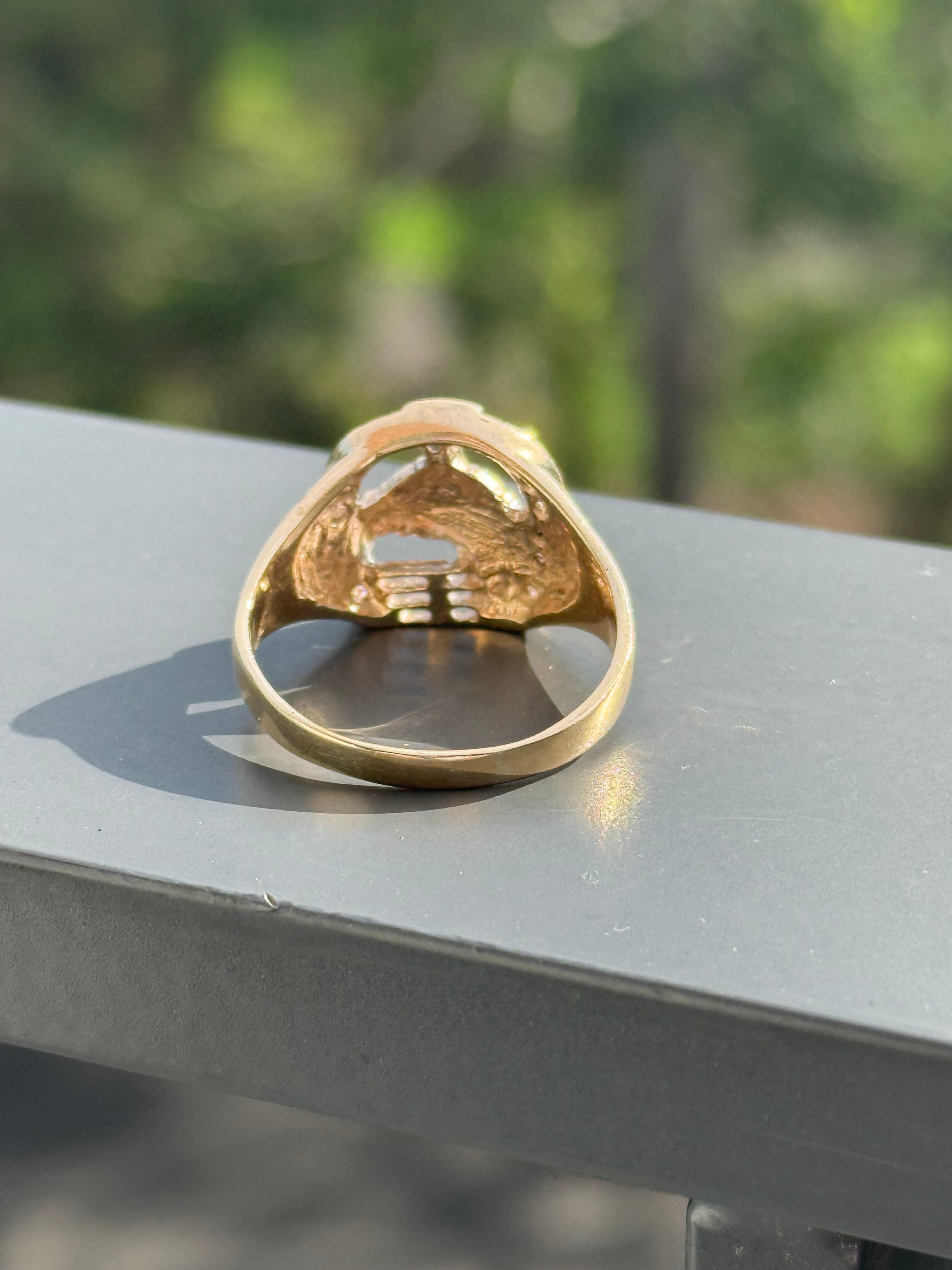 Diamond Horseshoe Ring