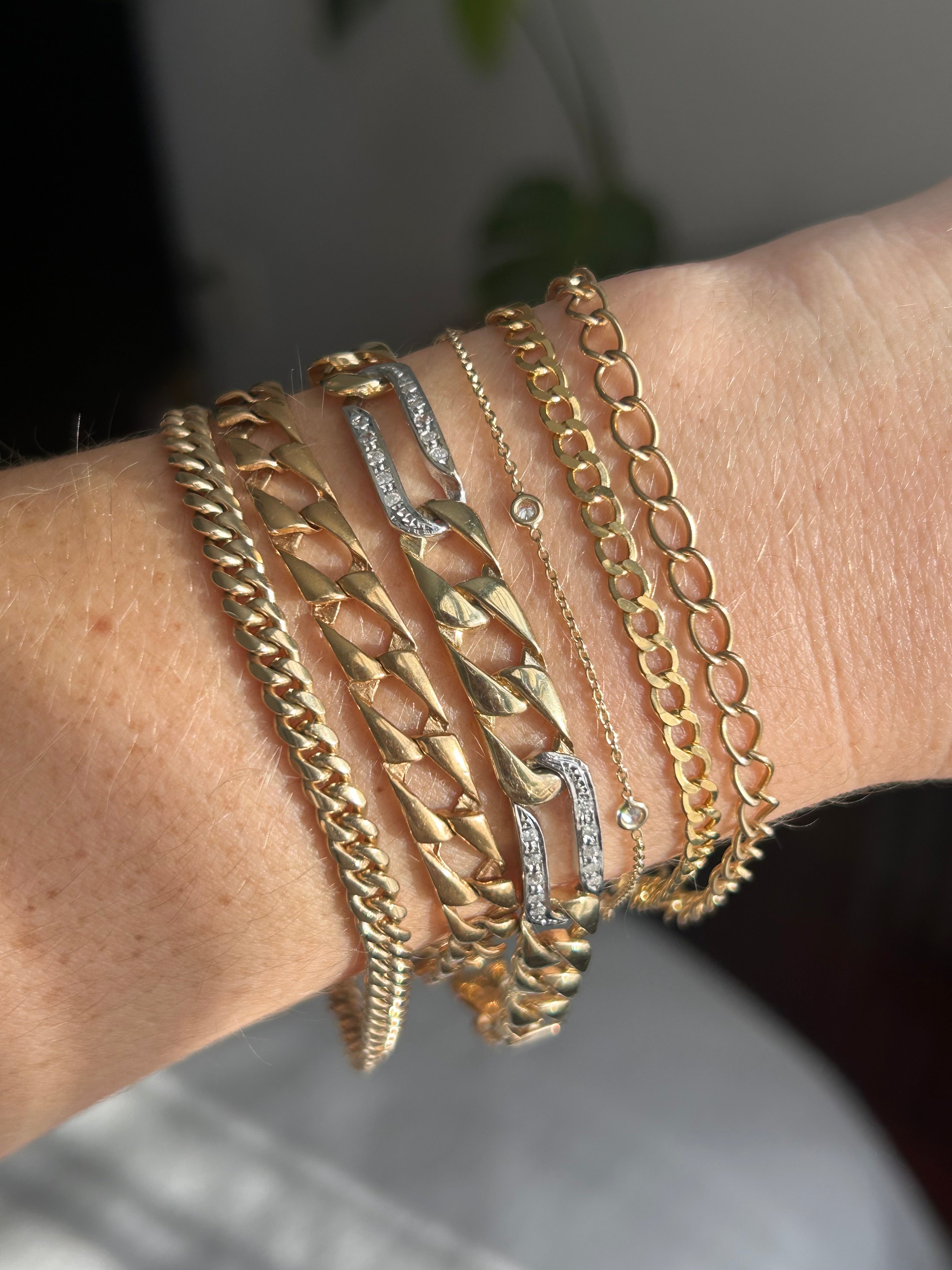 Diamond Figaro Bracelet