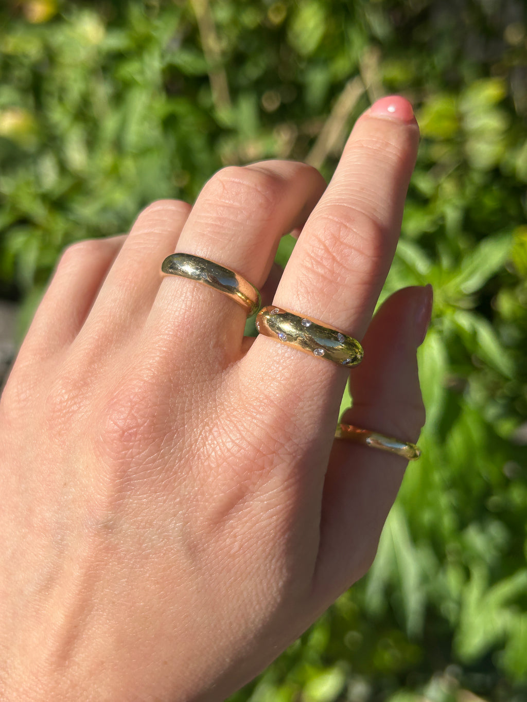Diamond Gypsy Dome Ring