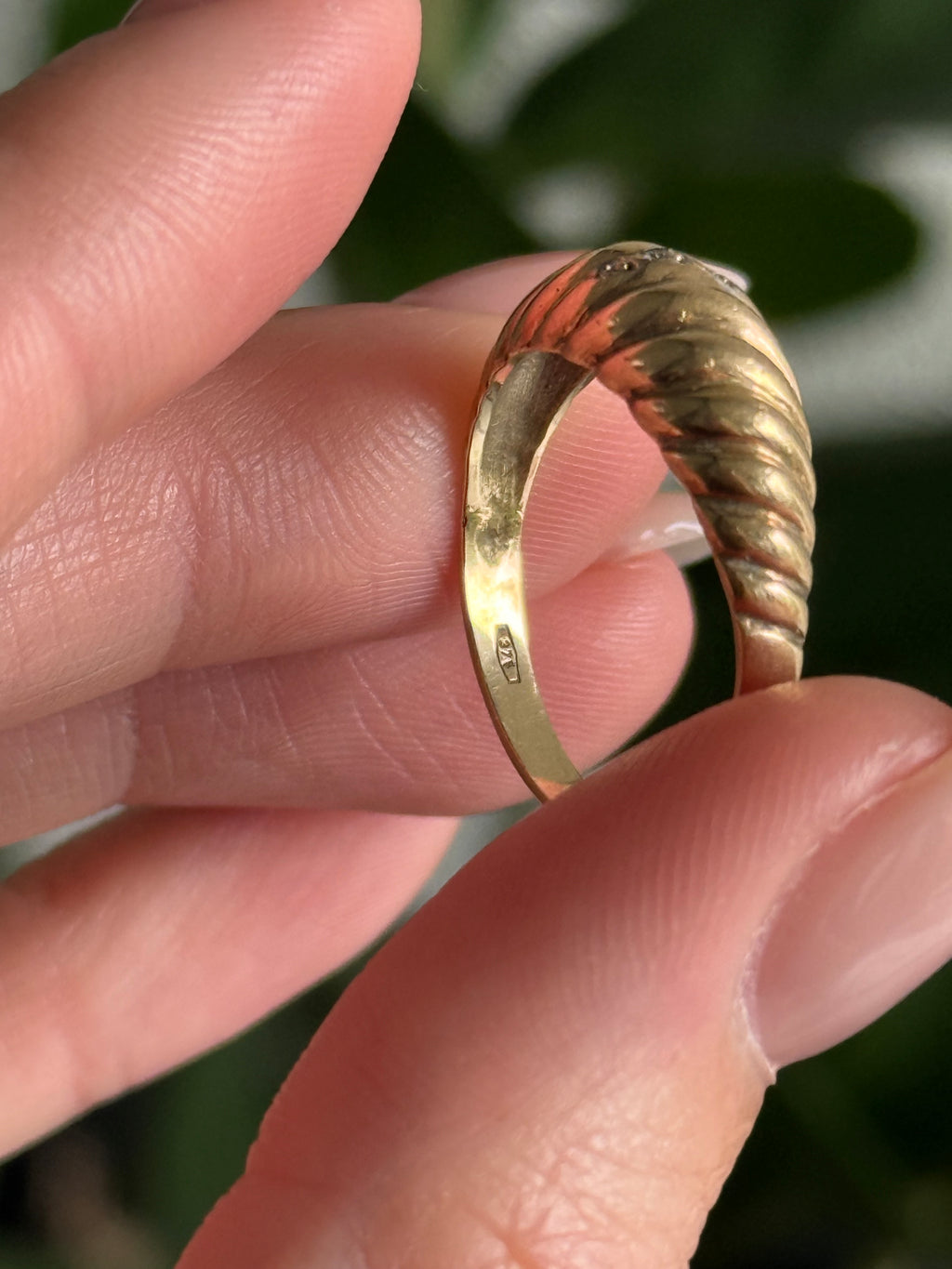 Diamond Croissant Ring