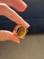 Textured Square Diamond Ring