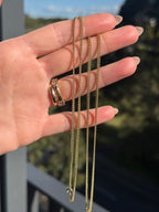 Solid Long Curb Chain