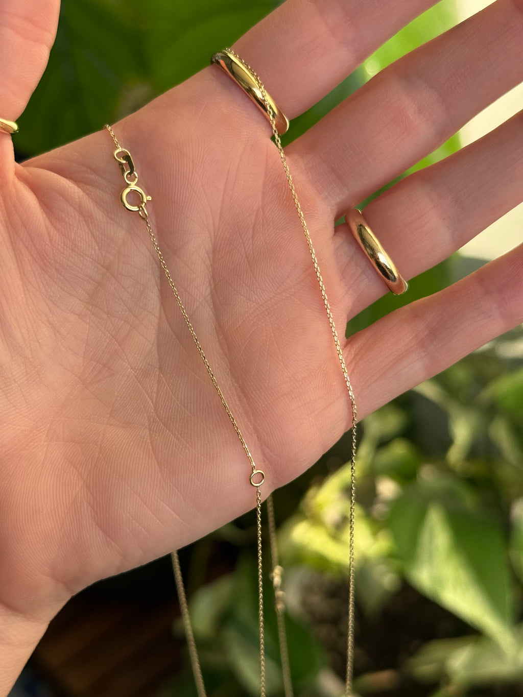 Solid Dainty Biker Chain