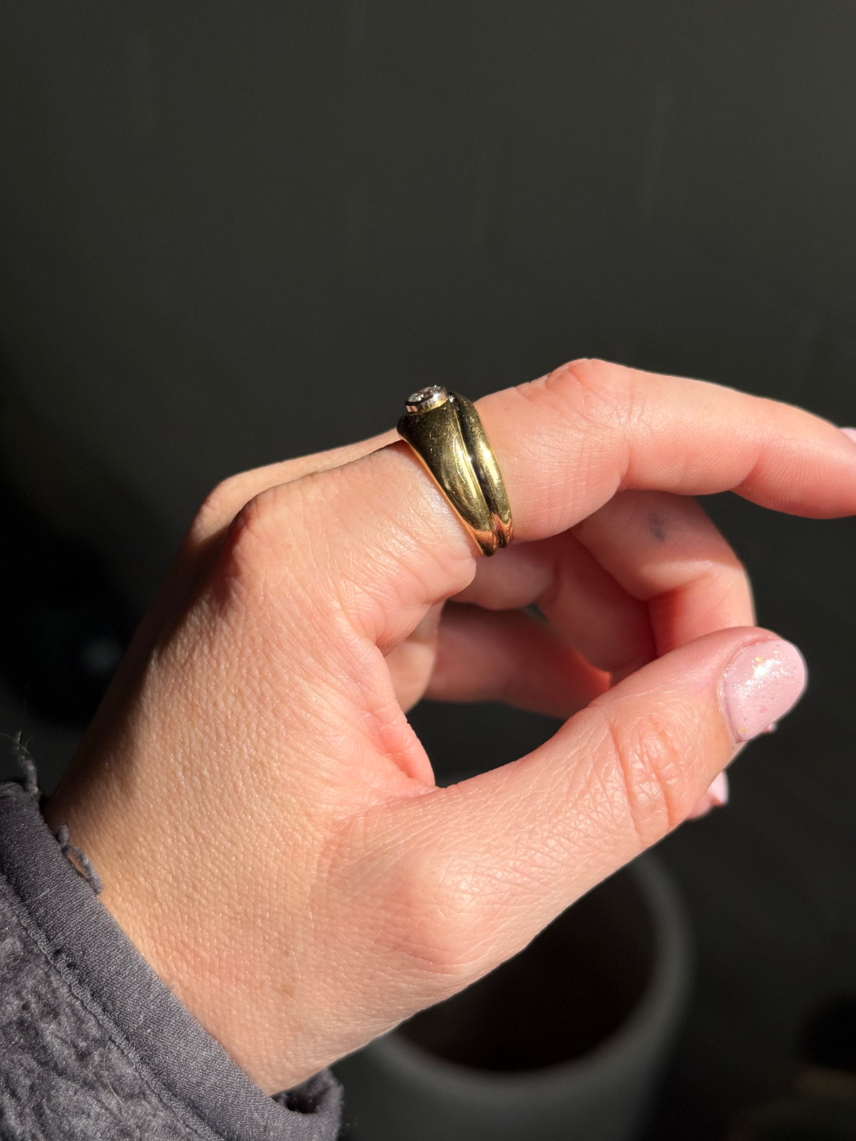 Diamond Bombe Ring