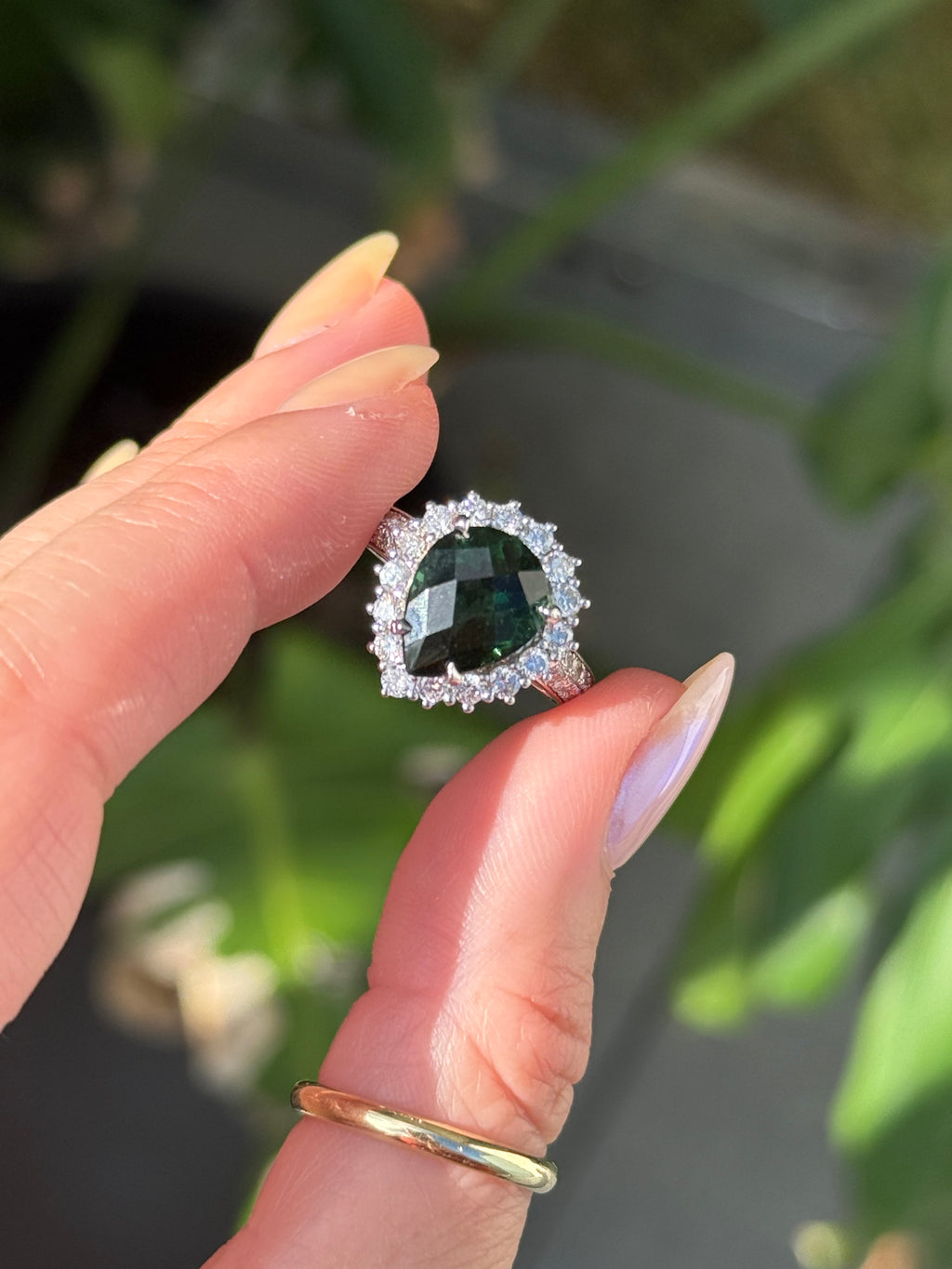 Teardrop Diamond Cocktail Ring