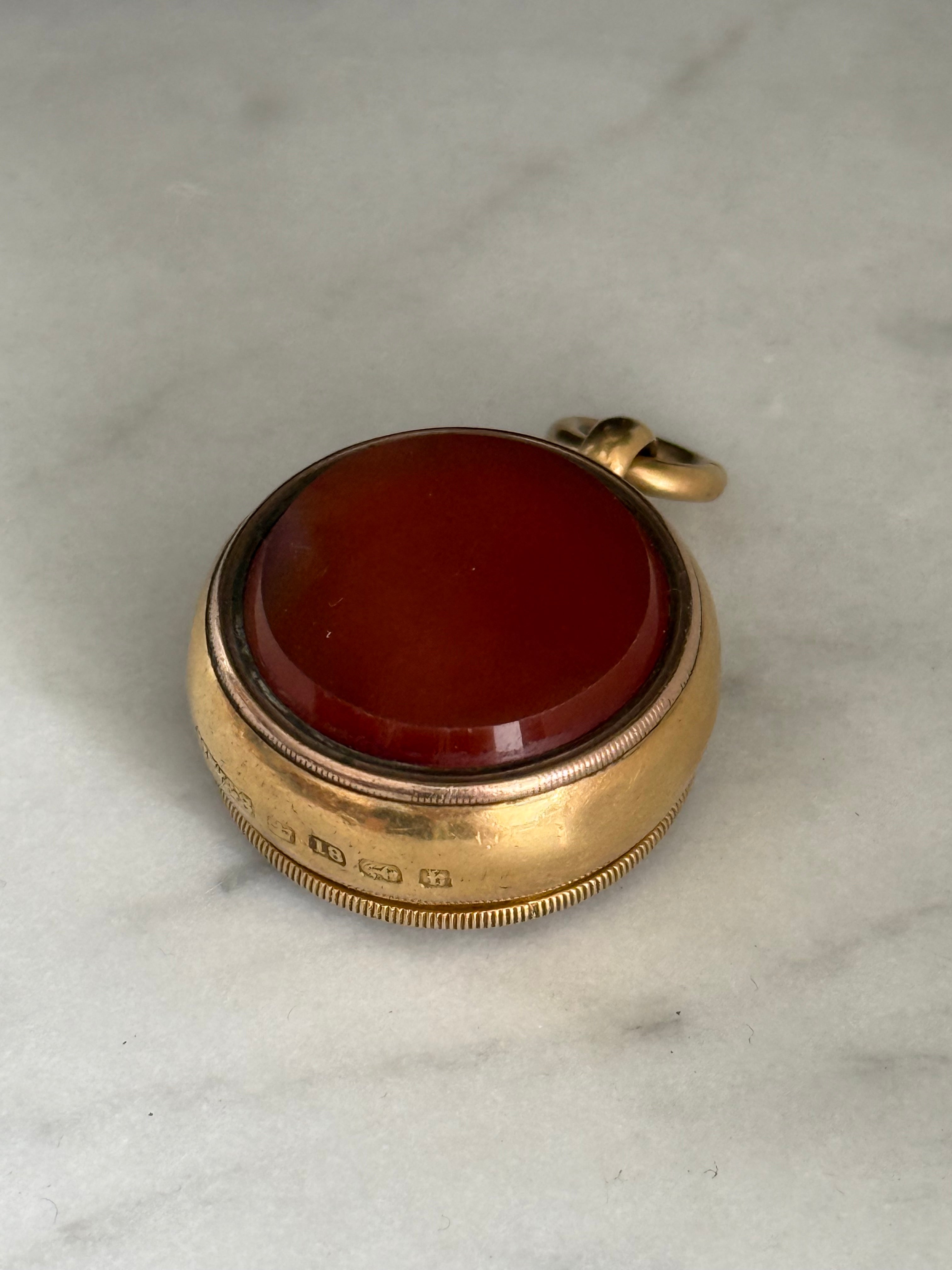 Antique 18k Rare Fob Locket