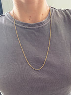 Solid Long Curb Chain