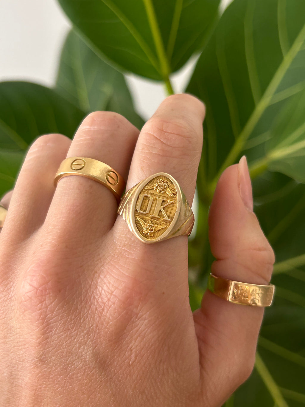 OK Signet Ring