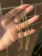 Solid Long Curb Chain