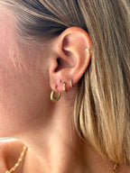 Mini Puffy Croissant Hoops