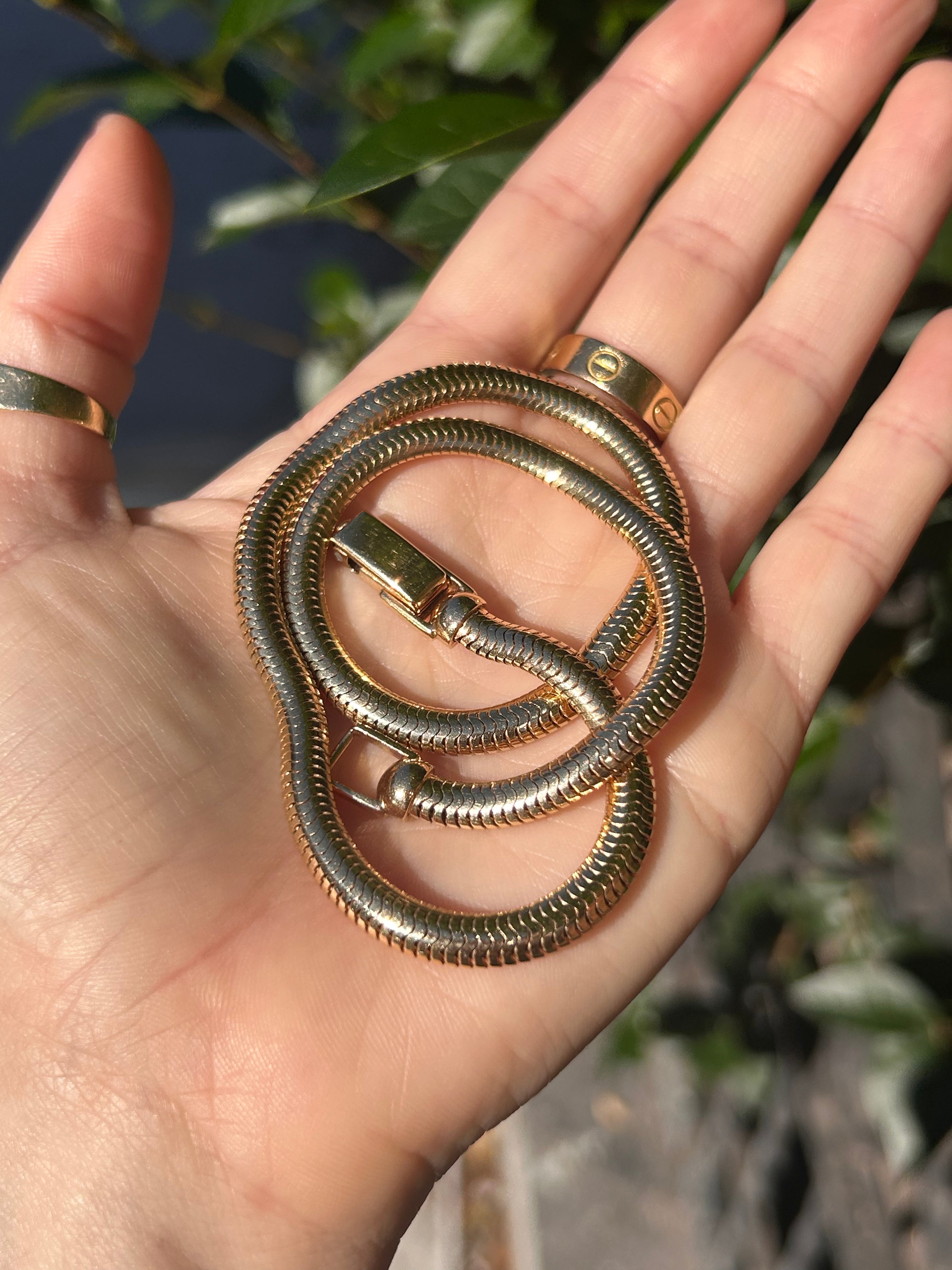 Solid Vintage Snake Chain