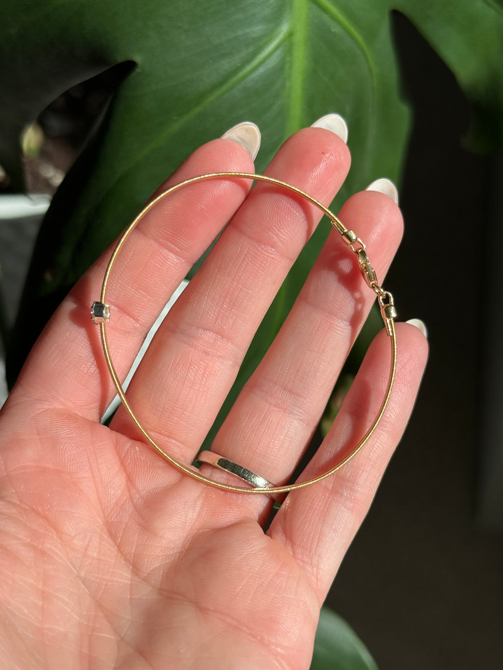 Flower Diamond Bangle