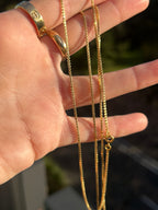 Long Solid Box Chain