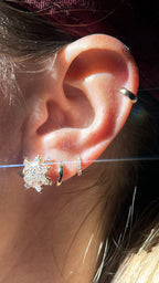 Old Euro Diamond Star Studs