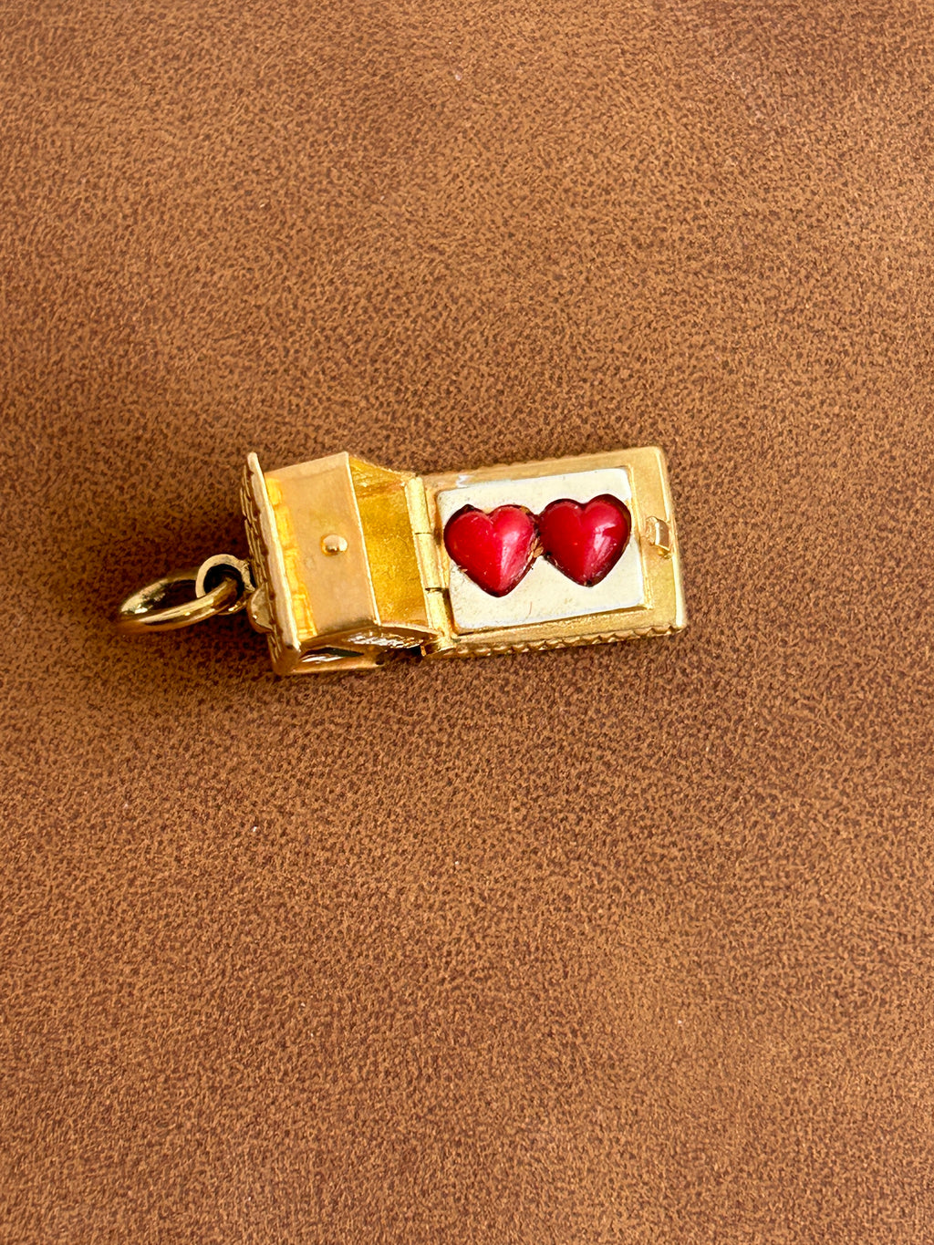 Enamel Articulated Home Charm