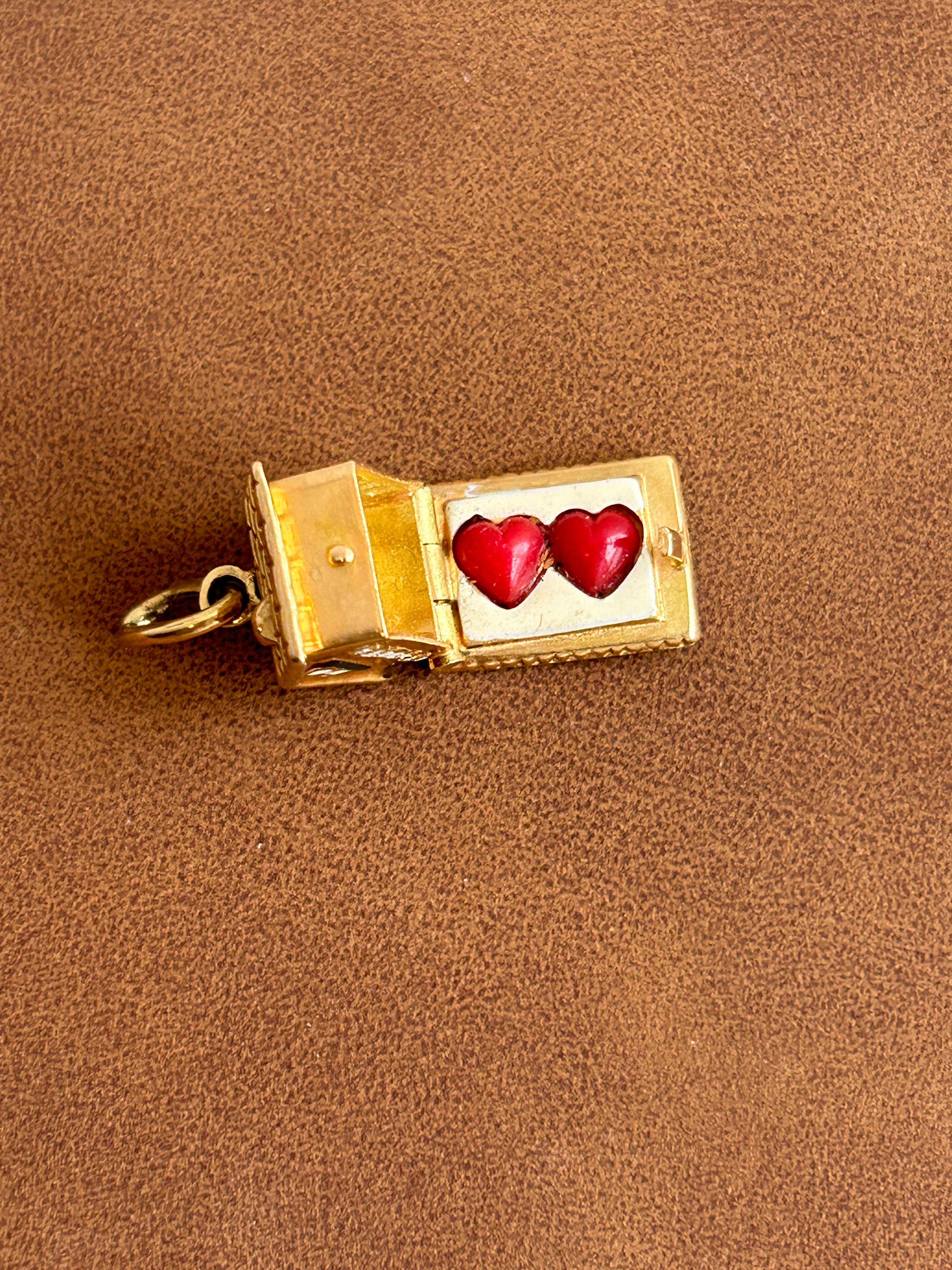 Enamel Articulated Home Charm