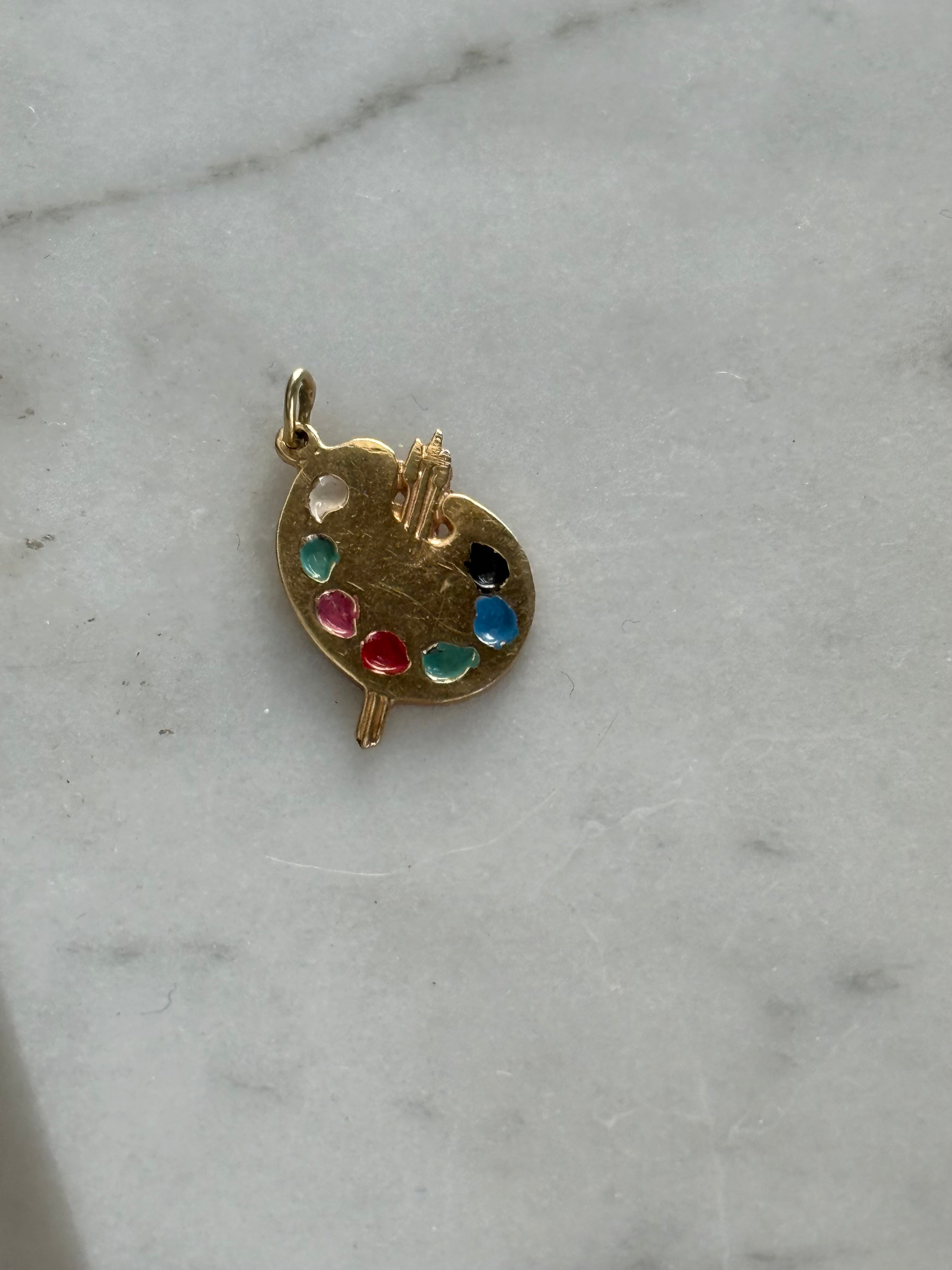 Paint Palette Charm