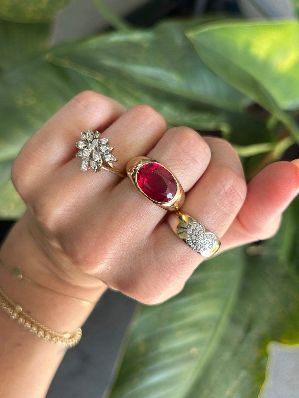 Mega Ruby Aura Ring